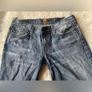 NWOT - 198.00 retail 7 FOR ALL MANKIND jeans sz 29 Y2K